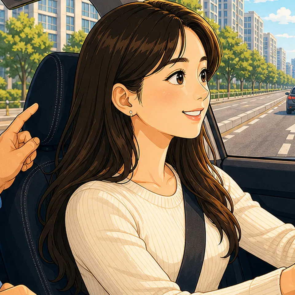 방문 가능 지역 · 운전연수 준비와 생활도로 연습의 AI 생성 운전교육 예시